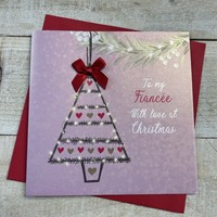 FIANCEE (FEMALE) - TREE DECORATION CHRISTMAS CARD (C23-112)