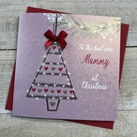 BEST MUMMY - TREE DECORATION CHRISTMAS CARD (C23-120)