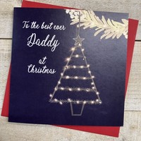 BEST DADDY - TREE DECORATION CHRISTMAS CARD (C23-121)
