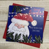 SPECIAL GRANDSON - FATHER CHRISTMAS CHRISTMAS CARD (C23-30)