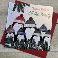 TO ALL THE FAMILY - PENGUINS CHRISTMAS CARD (C23-35)
