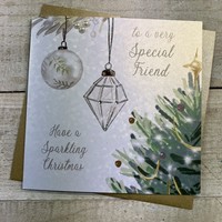 VERY SPECIAL FRIEND - BAUBLES CHRISTMAS CARD (C23-45)