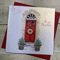 CHRISTMAS CARD - SNOWY FRONT DOOR - FROM OUR HOUSE (C23-69)