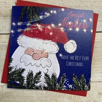 SPECIAL NEPHEW - FATHER CHRISTMAS CHRISTMAS CARD (C23-98)