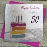 AGE 50 RAINBOW CAKE (VN144-50)