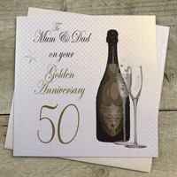 MUM AND DAD, GOLDEN 50TH ANNIVERSARY (A50M - SALE)
