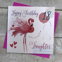 DAUGHTER  BIRTHDAY, FLAMINGO (BFL18-d - SALE)